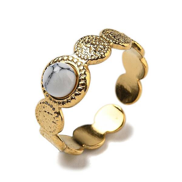 Ion Plating(IP) 304 Stainless Steel Open Cuff Rings