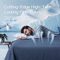 Cooling Comforter for Hot Sleepers, Night Sweats Relief, Breathable Lightweight and Smooth Blanket with Silk Blend Filling, Q...