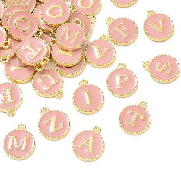Golden Plated Alloy Enamel Charms