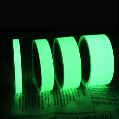 3M/5M Self-adhesive Luminous Tape, 1 Roll Night-Vision Glow Stickers, DIY Home Decoration Warning Fluorescent Safety Tape fo...