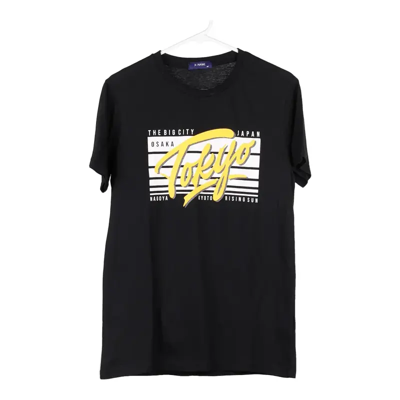 Tokyo X-Name T-Shirt - Medium Black Cotton
