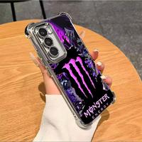 MS For S22 S23 S24 FE ULTRA PLUS Four CornersAnti-Fall Transparent Soft Silicone Phone CasesShell Tough Phone Cover L12 #SMMZ...