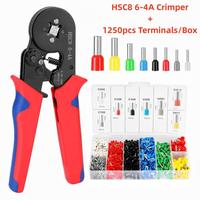 Multifunctional Wire Terminal Crimping Tool, 1 Set Wire Crimping Tool Kit, Wire Crimping Tool Kit with Box, Vlogging Kit, Hea...