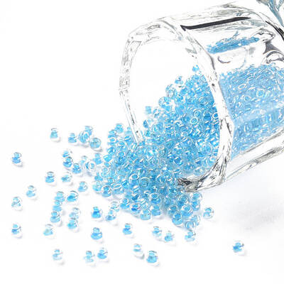 11/0 Grade A Transparent Glass Seed Beads