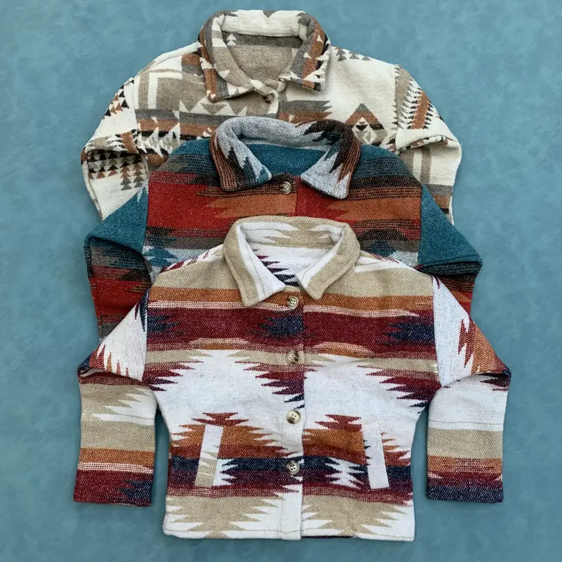 Western baby baby long sleeve flannel button up shirt