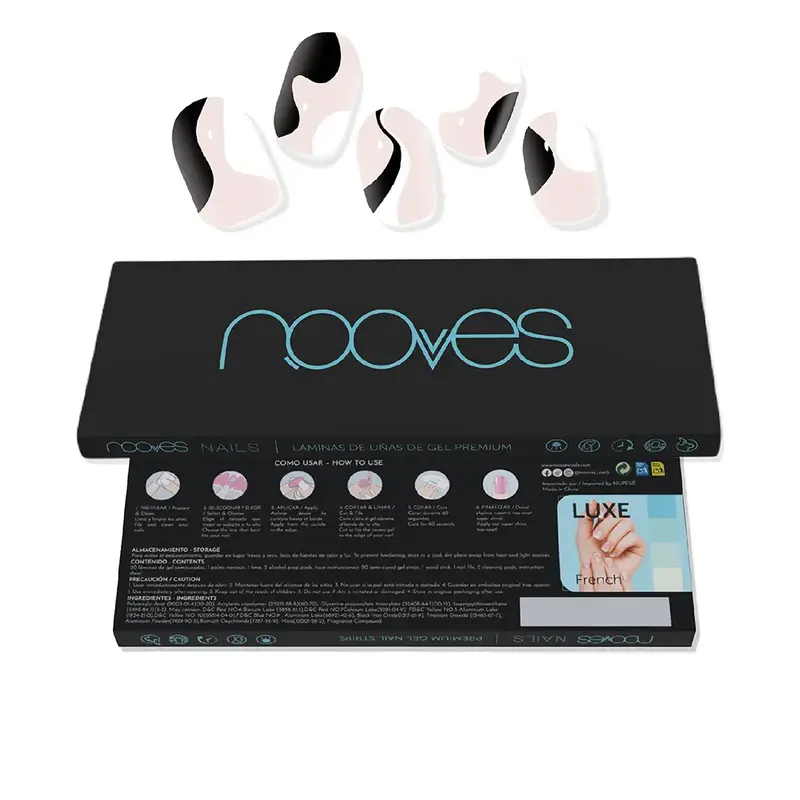 Nooves Premium Glam So Twirl Gel Nail Sheets 20 U