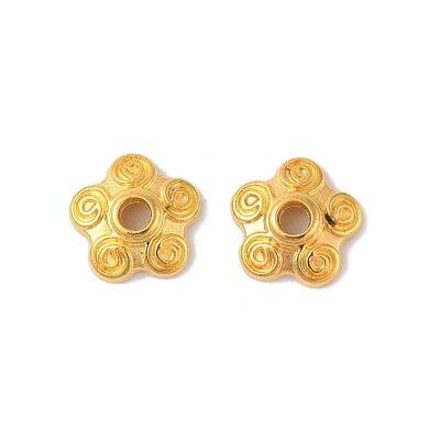 Tibetan Style Alloy Bead Caps