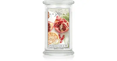 Kringle Candle Pomegranate & Fir scented candle 624g