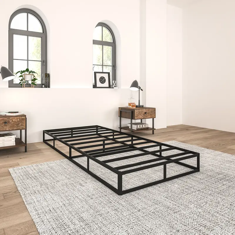 Edenza-Queen Box Spring 5 7 9 Inch, Heavy Duty Mattress BoxSpring Foundation, Sturdy Queen Box Springs for Bed with Fabric Co...