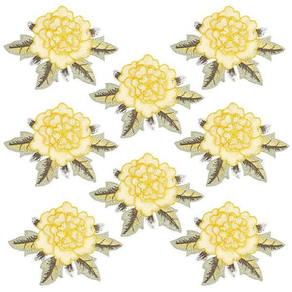 Peony Shape Water Soluable Multi-Layer Appliques