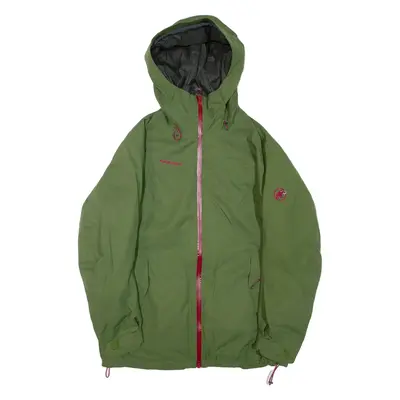 MAMMUT Mens Jacket Green Hooded XL