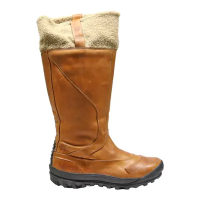 TIMBERLAND High Boots Brown Leather Womens UK 6.5