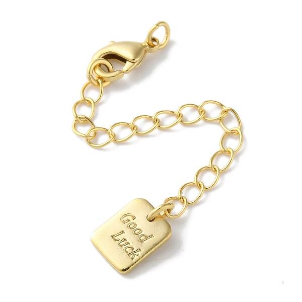 Brass Lobster Clasps & Ends with Chain