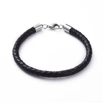Unisex Braided Leather Cord Bracelets