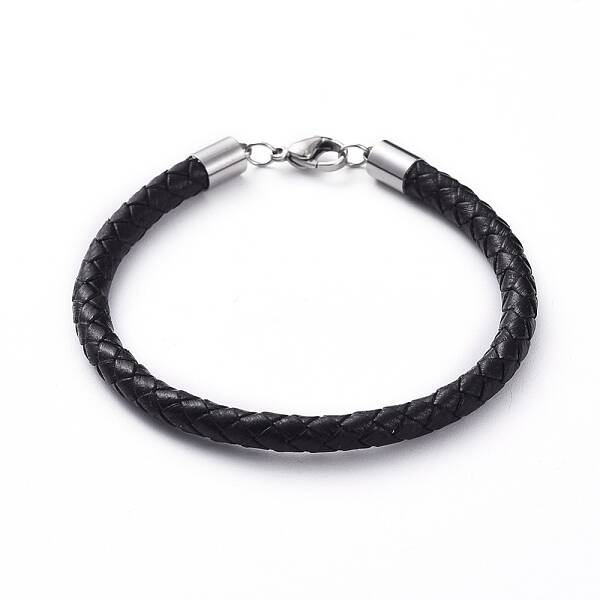 Unisex Braided Leather Cord Bracelets
