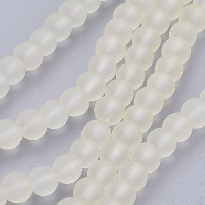 Transparent Glass Beads Strands