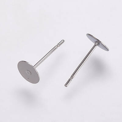 Non-Tarnish 304 Stainless Steel Stud Earring Settings