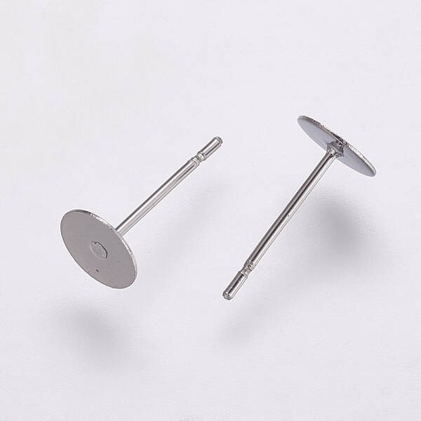 Non-Tarnish 304 Stainless Steel Stud Earring Settings