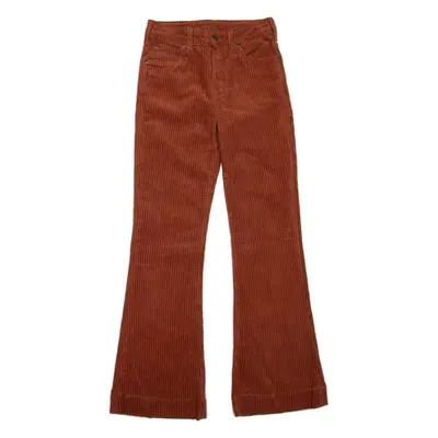 Womens Trousers Orange Regular Flared W24 L30