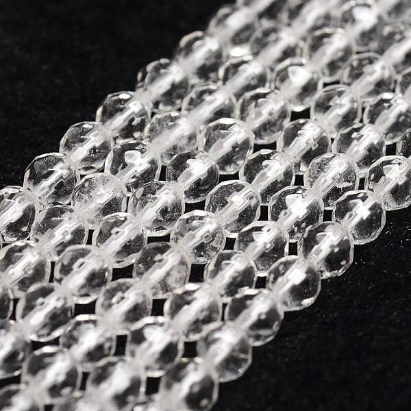 Natural Quartz Crystal Beads Strands