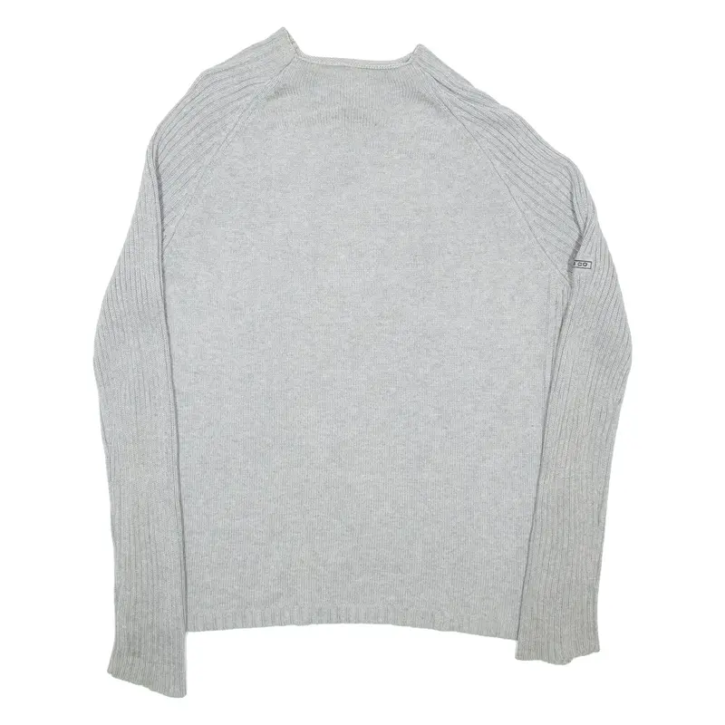 RALPH LAUREN POLO JEANS COMPANY Mens Jumper Grey Chunky Knit XL