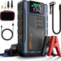 Car Battery Charger Jump Starter with Air Compressor, 3000A Jumper Box for Car Battery Portable Booster Jump Pack, 12V Jumpst...
