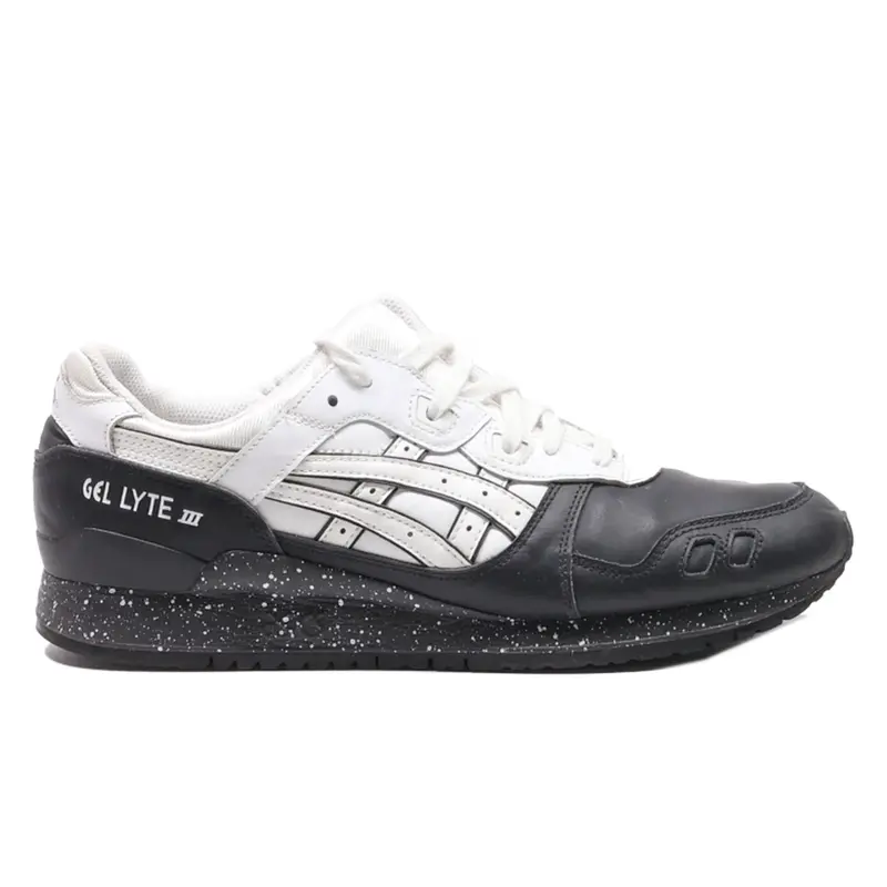 ASICS Sneaker Trainers Black Synthetic Mens UK 8.5