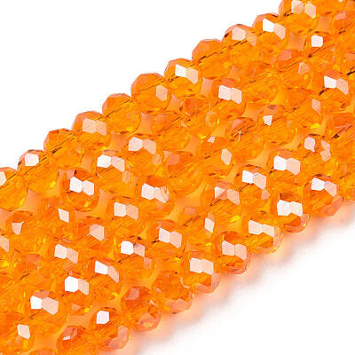 Electroplate Glass Beads Strands