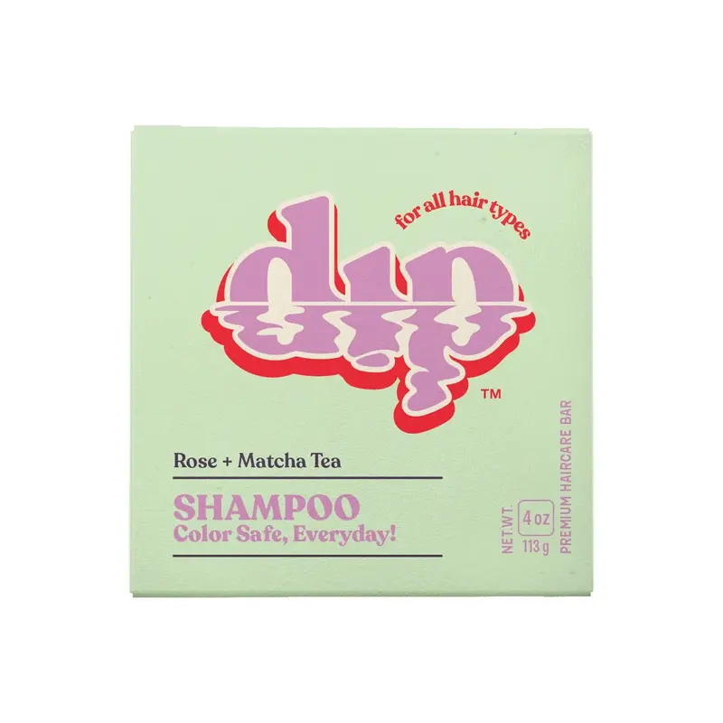 Color Safe Shampoo Bar for Every Day - Rose & Matcha Tea | Size: 4 oz