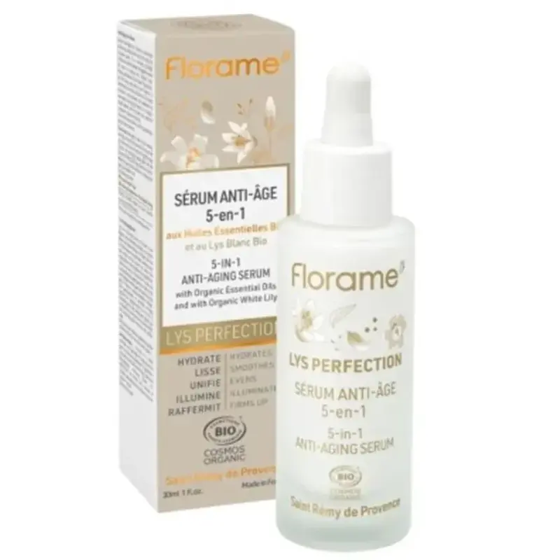 Florame Giglio Perfection Anti-Aging Serum 5in1 Organic 30ml