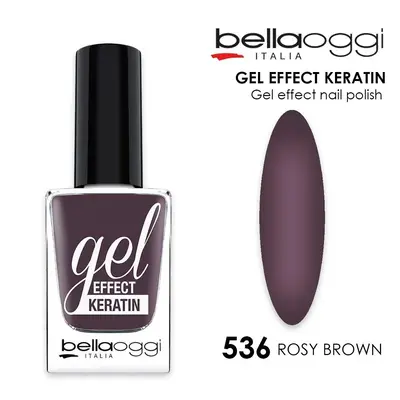 Gel effect keratin gel effect nail polish with keratin 536