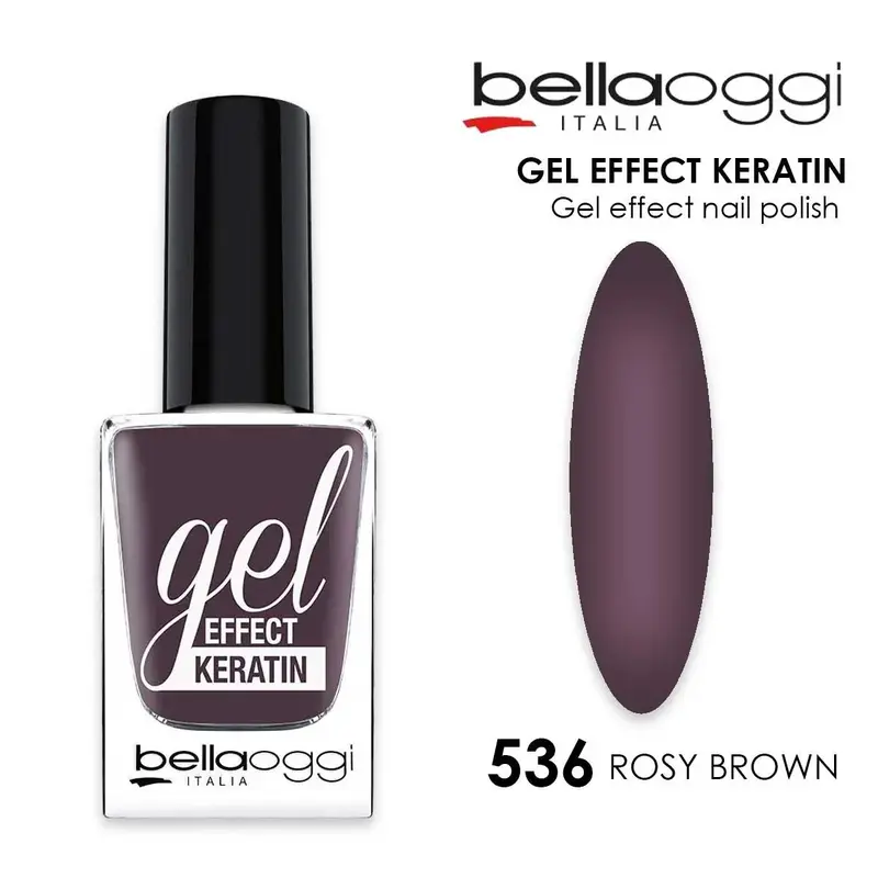 Gel effect keratin gel effect nail polish with keratin 536