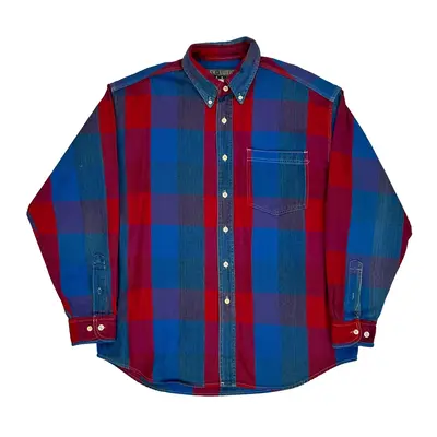 Evolution Baxter Checked Shirt - Large Multicoloured Cotton