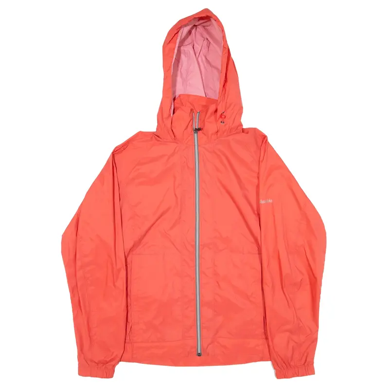 COLUMBIA Windbreaker Jacket Pink Nylon Womens M