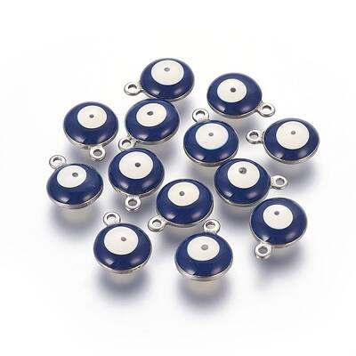 304 Stainless Steel Enamel Charms
