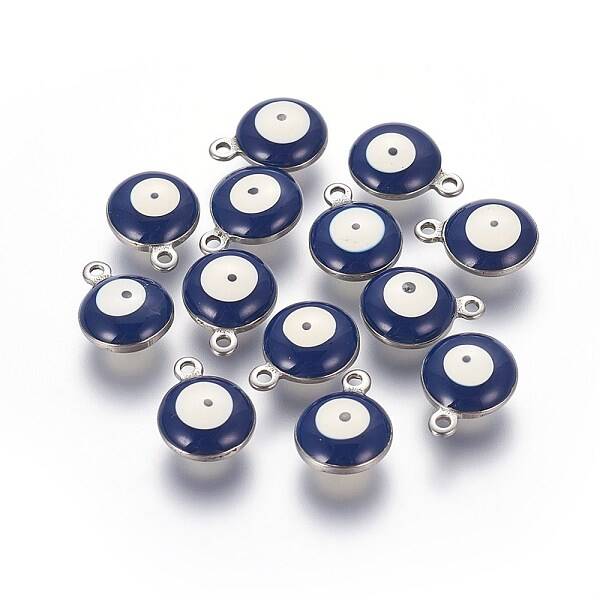 304 Stainless Steel Enamel Charms