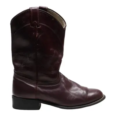 LAREDO High Boots Maroon Leather Womens UK 7