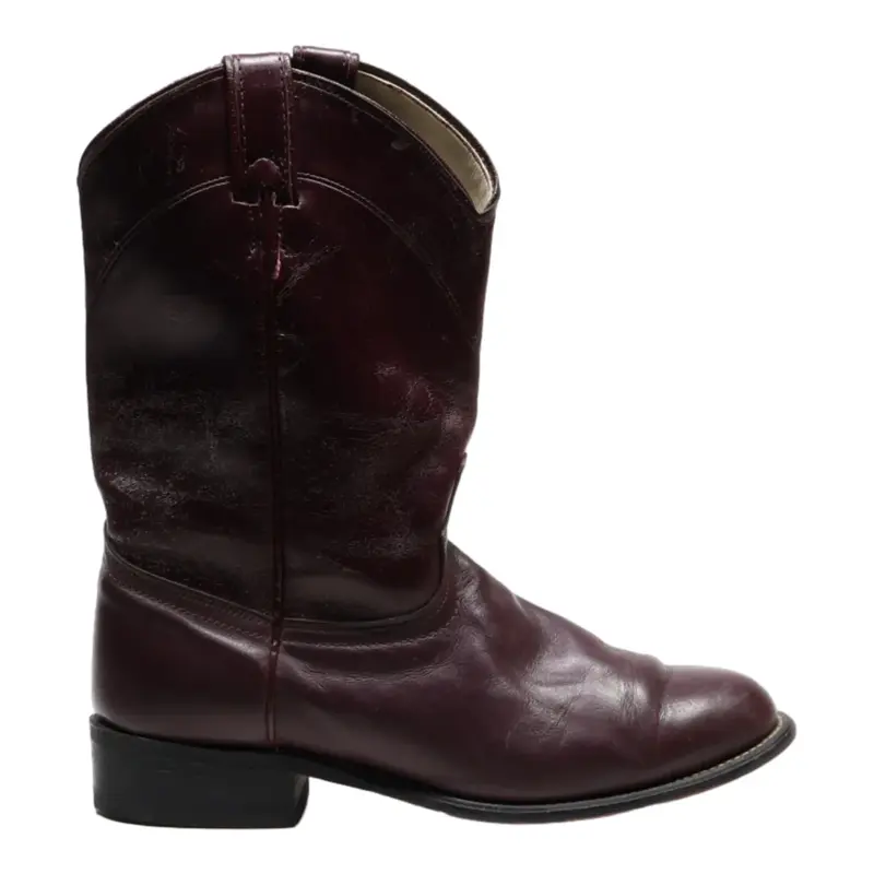 LAREDO High Boots Maroon Leather Womens UK 7