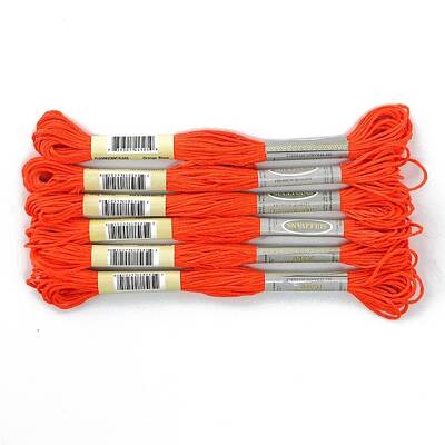 6 Skeins 6-Ply Embroidery Foss