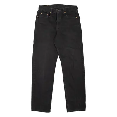LEVI'S 615 02 Mens Jeans Black Regular Straight 90s W32 L32