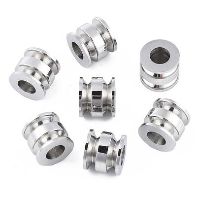 Non-Tarnish 316 Surgical Stainless Steel European Beads