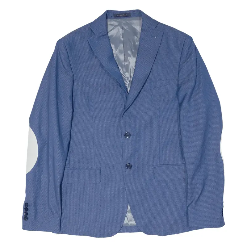 ZARA Man Blazer Jacket Blue Mens M