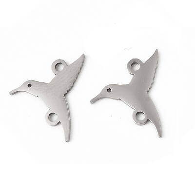 Non-Tarnish 201 Stainless Steel Connector Charms