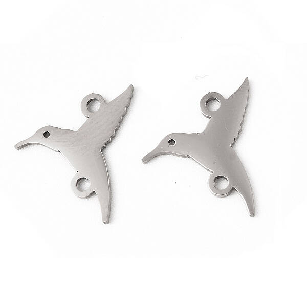 Non-Tarnish 201 Stainless Steel Connector Charms