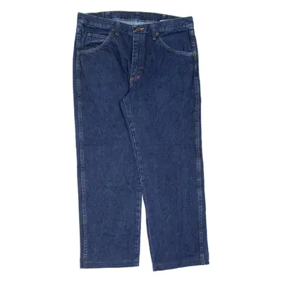 WRANGLER Mens Jeans Blue Relaxed Straight W34 L29