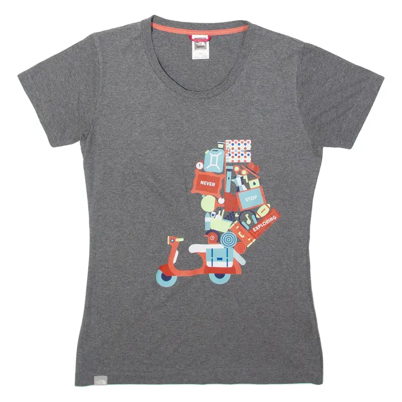 THE NORTH FACE Womens T-Shirt Grey M