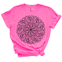 Curse Word Mandala TShirt - Casual Summer Top For Women