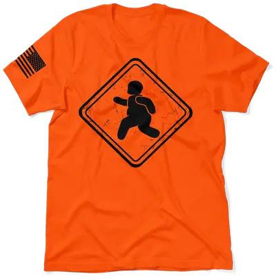 Fatty Crossing - Safety Orange T-Shirt