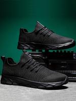 Men's Minimalist Lace Up Low Top Sneakers, Casual Comfortable Breathable Sports Running Shoes, Male All-match Round Toe Shoes...