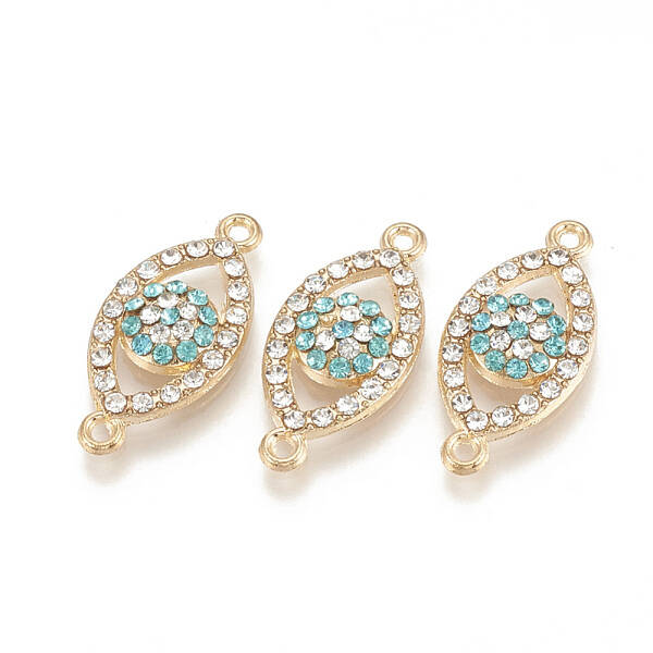 Alloy Rhinestone Links connectors
